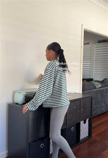 Fixing the Broken Ceiling: A Cleaning Journey