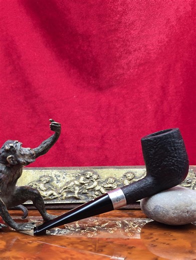 ALFRED DUNHILL Estate Tobacco Pipe Silver Band Vintage Pipe - Etsy