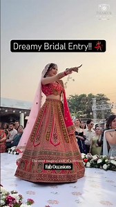 Indian Bridal Entry | Bride Walk | Beautiful Bride | Lehenga Saree | Wedding Song | Romantic Couple