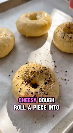 Cottage cheese bagels 🥯 #ytshorts #recipe #easyrecipe