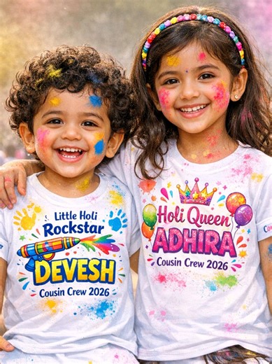 Celebrate Holi with Unique T-Shirt Designs