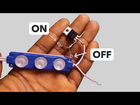 DIY touch LED ON circuit