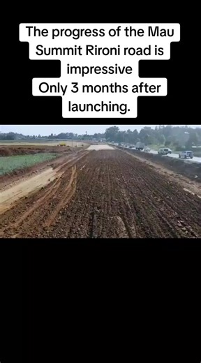 Impressive Progress on Mau Summit Rironi Road in Kenya