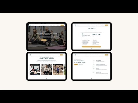 Breathonance E-Learning Platform – Webflow Design & Development (Website Demo)