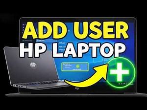 How to Add New User on Hp Laptop