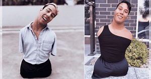 Man born without limbs and abandoned as a baby now inspires millions with makeup tutorials