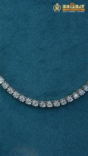 The Most Stunning Timeless Diamond Solitaire Chain You’ll Ever See 💎 #diamond #bombayjewellers