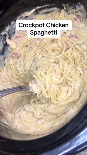 Delicious Crockpot Chicken Spaghetti Recipe