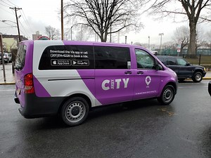 Jersey City’s new public ride-share service Via hits the streets