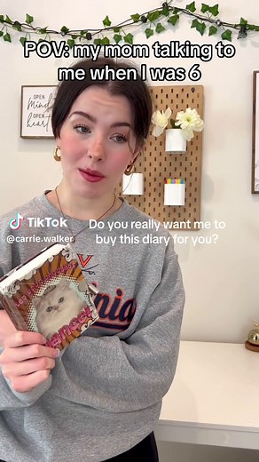 I bet she’s glad she bought the diary now😂 #journaling #diary #journalstack