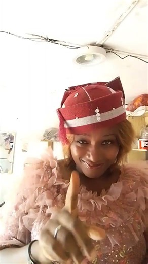 Aso oke fascinator cap... it's Top Notch