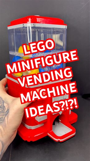 What should I use the LEGO vending machine for? 🤔 Drop your ideas! 👇