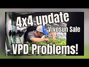 VIVOSUN Grow Tent Update – Fighting VPD While Chasing 2 Pounds! #garden #plants #organic