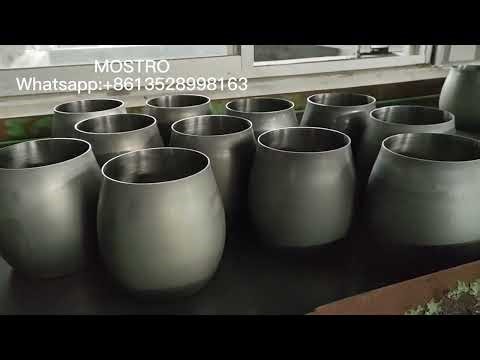 Bulging by Rubber mold with Hydraylic press machine