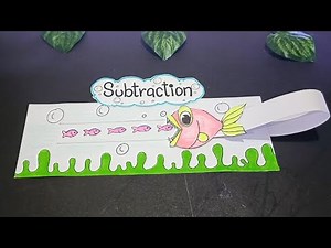 SUBTRACTION TLM || MATHS TLM || Maths tlm for primary school || primary school tlm