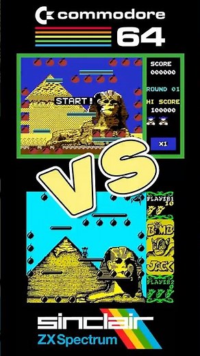 Bomb Jack 💣 C64 or ZX Spectrum — Which One Was Better? #BombJack