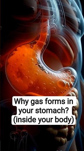 Why gas forms in your stomach (inside your body) #bodymechanism #howyourbodyworks #humananatomy