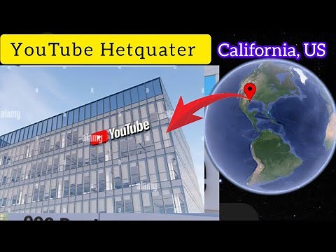 Exploring YouTube's Headquarters | California US | Virtual Journey | Google Earth #video #viral