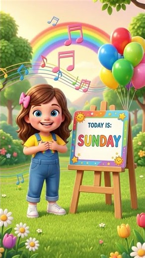 📅 Sunday Learning Song | Days of the Week for Kids 🎵