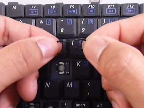 Gateway Laptop Keys Replacement Video Guide Tutorial Repair Fix plastic parts Buttons