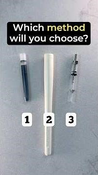 3 Best Ways to Refill PP Pen Ink 🫟 #calligraphy #fountainpen #penmanship #pilotparallelpen