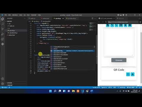 Implement Download Image with JavaScript - QR Code Generator For Web and APP