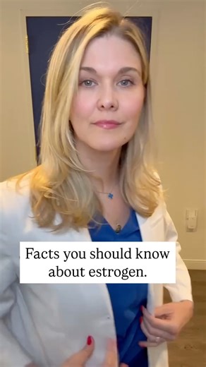 Natalie Crawford MD, Fertility on Instagram: "Facts you should know about estrogen. 1. There are 3 types of estrogen: Estrone (E1), Estradiol (E2), and Estriol (E3). 2. Estradiol (E2) is the dominant estrogen during your reproductive years. 3. Estrogen levels naturally rise and fall throughout your menstrual cycle. 4. Low estrogen can cause mood swings, hot flashes, and increase risk for bone loss. 5. High estrogen can lead to acne, breast tenderness, and irregular periods."