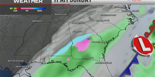 First Alert Weather: Sunday snow chances remain for parts of Metro Atlanta
