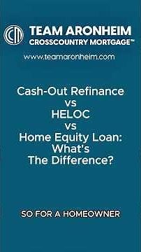 Cash-Out Refinance vs HELOC vs Home Equity Loan: What's The Difference?