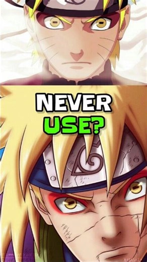 Why minato never use sage mode? #naruto #anime #shorts