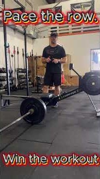 Don't Blow Up on the 1,000m Row! Pace This CrossFit Workout Like a Pro