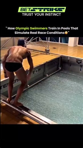 explainer Area on Instagram: "Olympic swimmers train in specialized pools that replicate real race conditions. Adjustable currents, turbulence, and resistance systems help build strength, endurance, and adaptability. Even water temperature is fine-tuned to match competition environments — ensuring every swimmer is ready for the unpredictable nature of real races. We do not own any of the content. All credit goes to the respective owners. No copyright infringement intended. #innovation #technolog