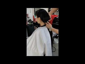 long ponytail and bun drop CUT OFF AFTER