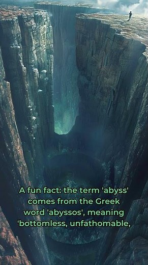Plunge into the Meaning of 'Abyss'! 🌪️ #WordOfTheDay