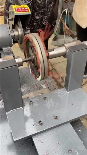 #Scrap Motor Dismantling #Rotor Cutting Machine#rotordisassembly