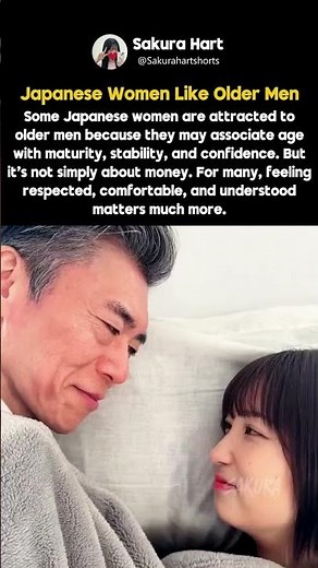 Why Japanese Women Like Older Men #dating #japan #japaneseculture