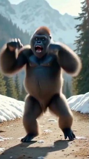 Baby Dhol Beats & Gorilla Bhangra in Snowy Mountains | Cinematic Dance Short