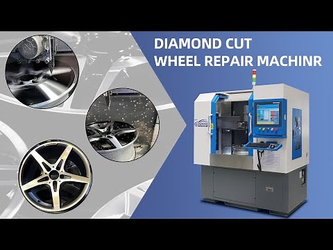 Smart diamond cutting alloy wheel repair machine DCM35P-2 vehicle equipment