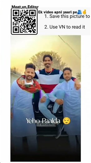 Yaariyan Punjabi song editing || vn QR code #editing #song #qrcode #viral #vn #lyric #punjabisong