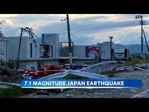 Deadly 7.1 earthquake collapses buildings in southwestern Japan