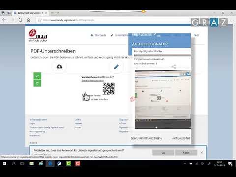 HandySignatur Signieren