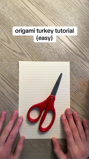 Easy Origami Turkey Tutorial for Thanksgiving