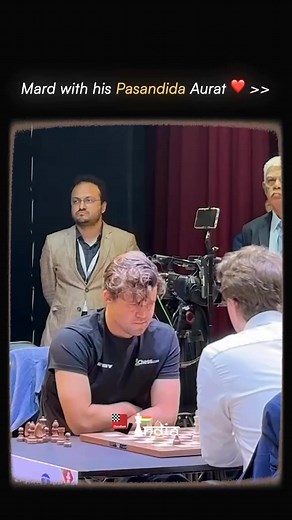 451K views · 10K reactions | Magnus & Ella ♥️ Edit: Abhyudaya Ram #magnuscarlsen #chess | ChessBase India | Facebook