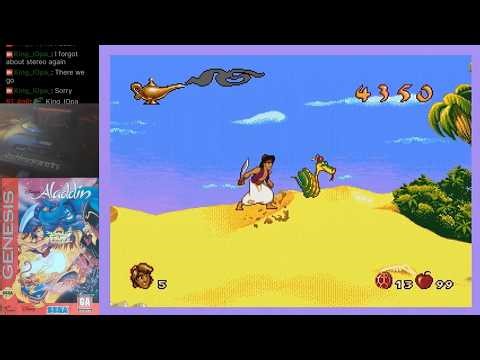 Disney's Aladdin (Genesis) playthrough on Difficult, no continues (original hardware & cartridge)