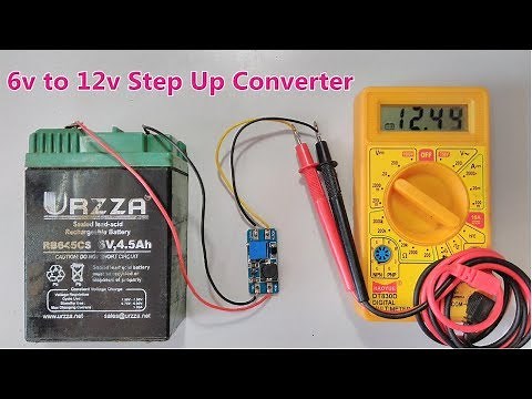 6v to 12v DC Step Up Converter Using MT3608 2A DC-DC Boost Module | POWER GEN