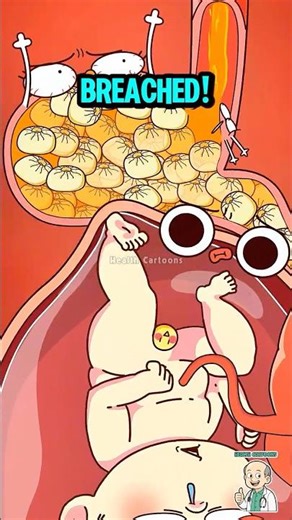 The REAL Reason for Pregnancy Heartburn! #animation #pregnancy