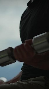 Intense Focused Workout Scene Featuring an Engaging Dumbbell Training Session Experience