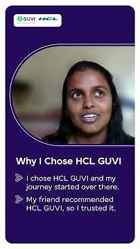 Shobana's Honest Feedback | HCL GUVI