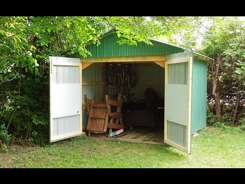 Making barn doors for the shed
