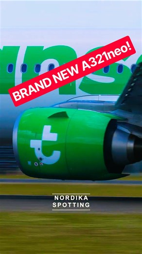 NEW Transavia A321neo Takes Off! 🇳🇱✈️ PH-YHQ at Amsterdam Schiphol #shorts